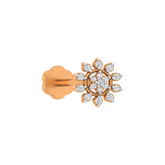 18K Gold & Diamond Nose Pin NP-087
